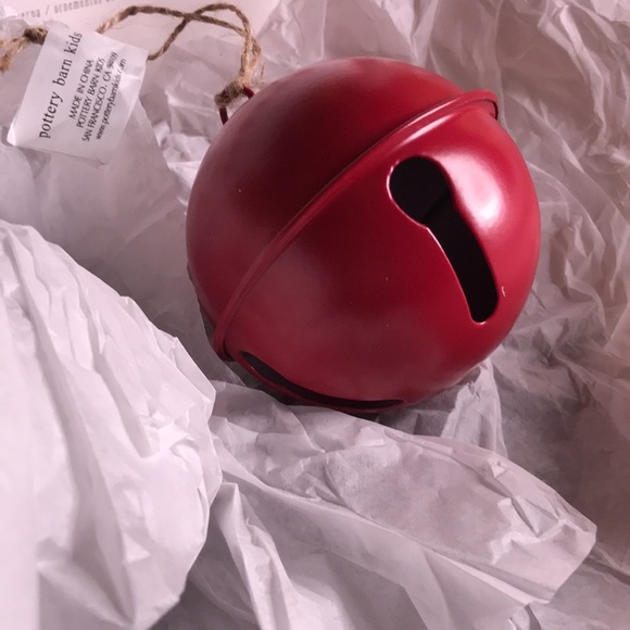 Pottery Barn Kids Red Jingle Bell Ornaments with Jute String , Set of 6 … - Picture 6 of 10